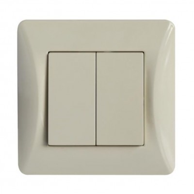 Διακόπτης Κομιτατέρ Μπεζ 10A Lineme H-Series 50-00103-30